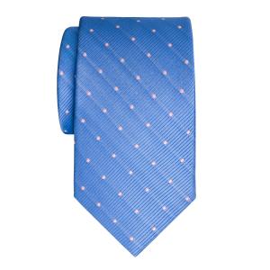 Pink on Sky Small Spot Tie