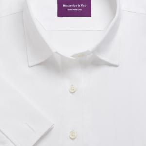 White Plain Poplin Women's Shirt Available in Six Styles (PPW)