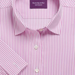 Pink Chelsea Stripe Twill Women's Shirt Available in Six Styles (CLP)