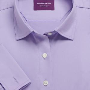 Purple Plain Sateen Women's Shirt Available in Six Styles (STU)